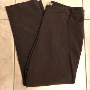 Dress Pants, Brown, Dressbarn